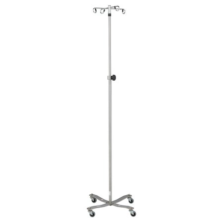 BLICKMAN IV Stand 4 Hook, lock, Stainless Steel Low Gravity Welded Base 8889SS-4